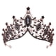 thumbnail image 1 of Corona de novia barroca vintage, corona de princesa de cristal, tiara de novia con diamantes de imitación, diadema para boda, para novia, mujer, baile de graduación, desfile, 1 of 8