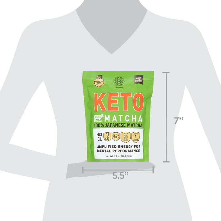 Frozen Bean Keto Matcha Green Powdered Tea 7oz 4 Pk - Walmart.com