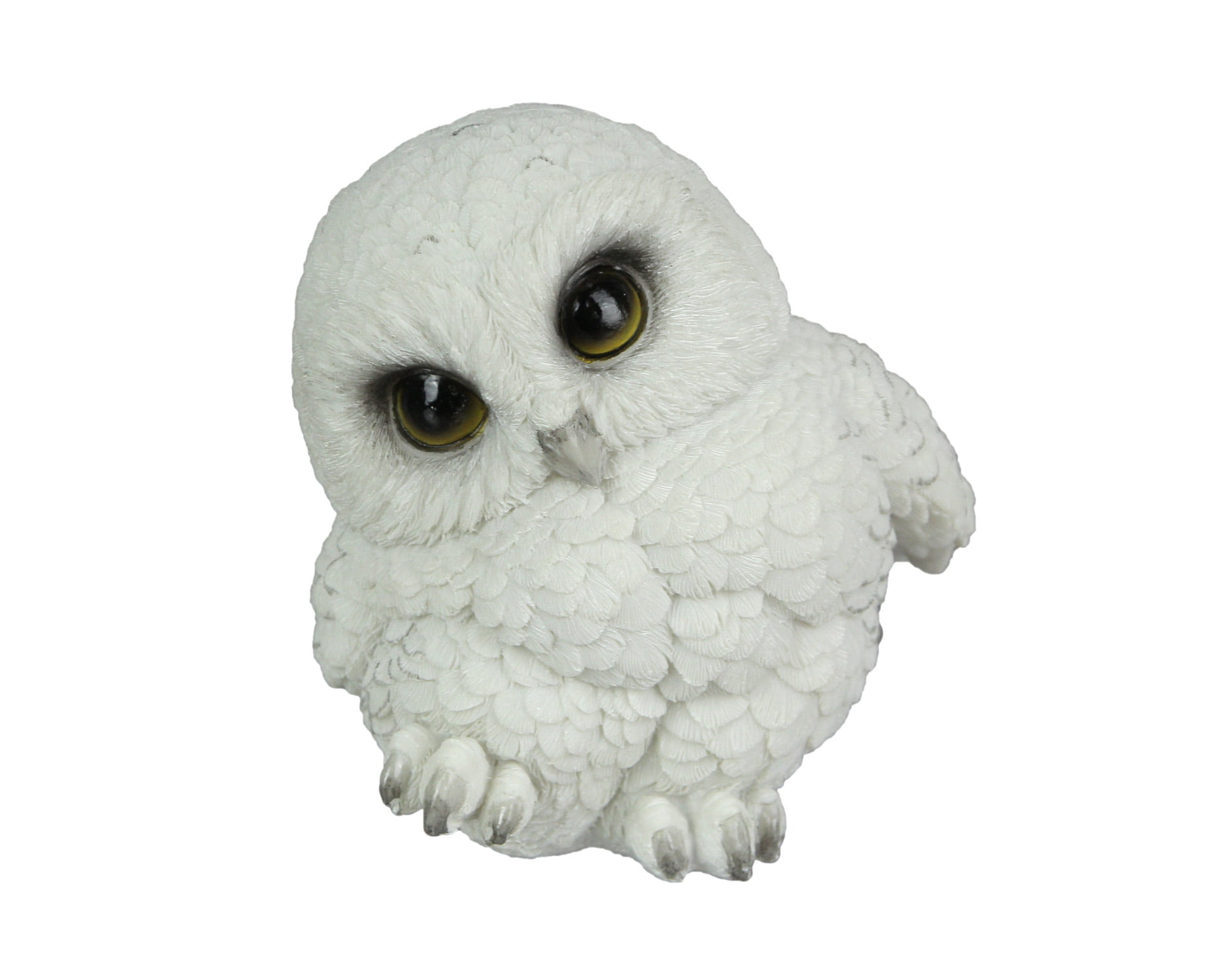 NEW HOLIDAY ADORABLE WHITE SNOW OWL OWLS BIRDS FIGURES STATUES 3 STYLES 