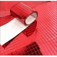 thumbnail image 7 of MOYISHI 3600 Pieces Mini Square Self Adhesive Mirrors Mosaic Tiles for Disco Ball and DIY Craft Decoration 9 Sheets, 5 x 5 mm (Red), 7 of 7