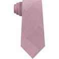 thumbnail image 2 of Kenneth Cole Mens Updated Glen Self-tied Necktie, Pink, One Size, 2 of 3