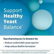 Klaire Labs Saccharomyces Boulardii - Probiotic Supplement to Help Support Healthy Yeast Balance, Immune & Digestive Health - Acid Resistant, Shelf-Stable, Hypoallergenic & Dairy-Free (60 Capsules)