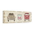 thumbnail image 4 of Trademark Fine Art 'American Roadtrip 66 Beetle and Bus' Canvas Art by Oliver Towne, 4 of 4