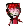 thumbnail image 3 of Ramo de rosas de jabón para San Valentín, decoraciones, regalos de compromiso para San Valentín, fiestas Rojo, 3 of 9