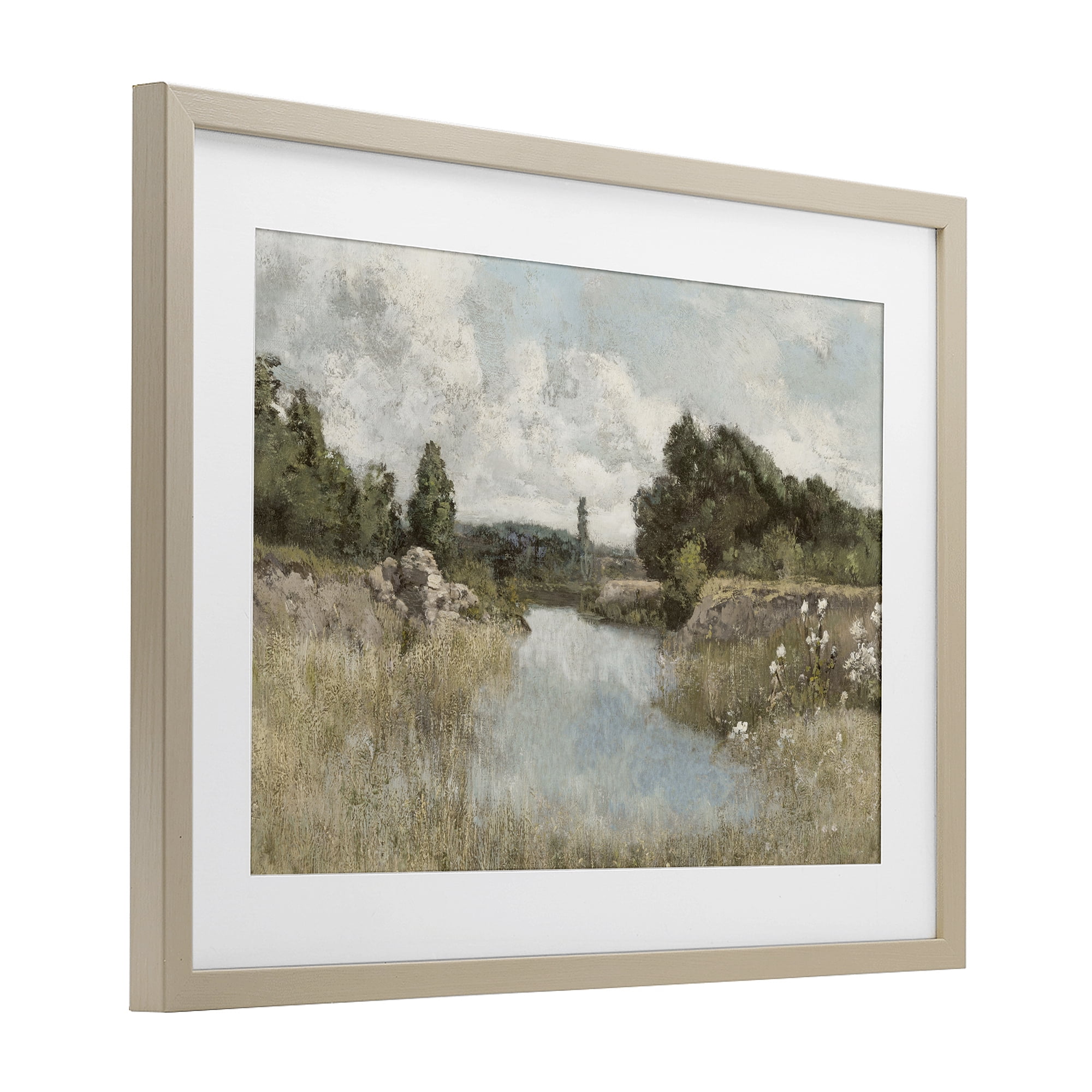 Stupell Industries Dawn At The Shore Birch Framed Print Under Glass, design by Christy McKee
