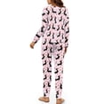 thumbnail image 5 of Tutolipy Dachshund Flower Printed Pajamas for Women Set Comfy Sleepwear Lightweight Pjs Long Sleeve Shirt and Pajama Pants Lounge Sets, XL, 5 of 7