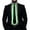 Green, variant on LED Light Up Tie For Men Glowing Party Accessory Novelty Fashion Statement For Raves Weddings Night Events Soft Stylish Basic Tie