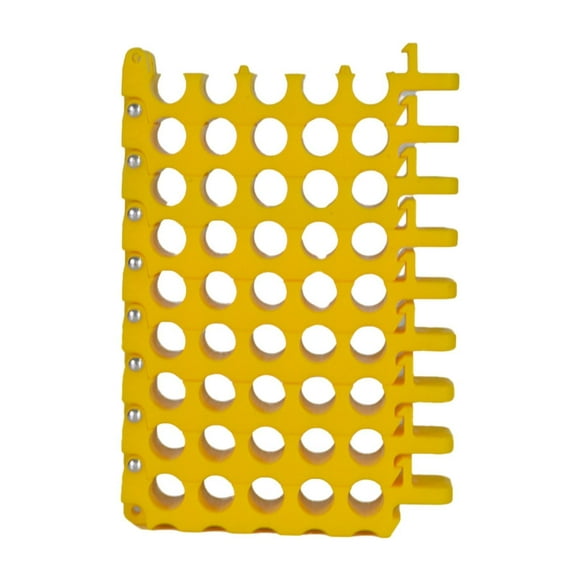 Organizador de cables amarilla perfecl para gestión de cables de red Cat5 Agujeros de 5x8
