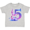 thumbnail image 3 of Inktastic 5th Birthday Mermaid Tail Boys or Girls Toddler T-Shirt, 3 of 5