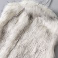 thumbnail image 6 of Women Winter Waistcoat - Short Type Faux Fur Turn-down Collar Cardigan Sleeveless Heat Retention Fuzzy Vest Coat Everyday Wear Work School, 6 of 7