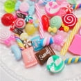 thumbnail image 3 of 30 Pcs DIY Scrapbooking Phone Case Decor Crafts Miniature Fake Resin Lollipop Candy Accessories, 3 of 5