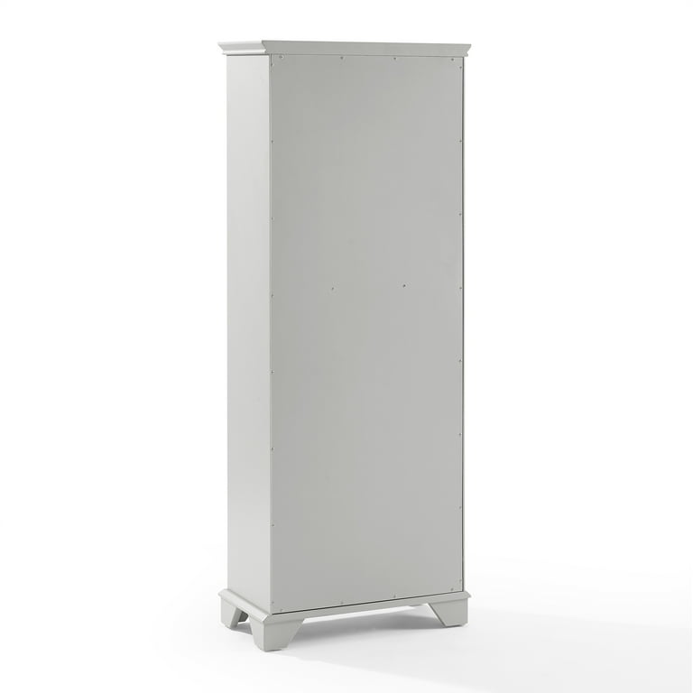 Crosley Lydia Tall Bathroom Cabinet in Gray