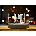 thumbnail image 2 of Protoceratops Dinosaur 3D Engraved Crystal 3D Engraved Crystal Keepsake/Gift/Decor/Collectible/Souvenir, 2 of 6