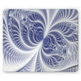 thumbnail image 1 of Art Abstract Mouse Pad, Abstract and Quirky Design of Digitally Generated Fractal, Rectangle Non-Slip Rubber Mousepad, Dark Lavender Ceil Blue, by Ambesonne, 1 of 2