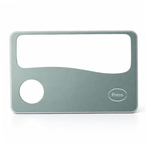 LUMAGNY Fresnel Magnifier  Wallet-Sized  2X & 4X Magnification  Integrated LED Light  Ideal for Low-Light Reading & Fine Print