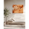 thumbnail image 5 of Marble Burnt Orange Wall Art for Living Room,Canvas Picture Wall Decor for Bathroom Bedroom,Modern Abstract Ink Painting Luxury Painting Artwork for Office Kitchen Hallway Dining Room Decor 24"x32", 5 of 8