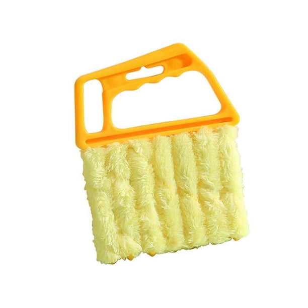 Kearding Cepillo de limpieza para persianas, cepillos de barrido de funcionamiento sencillo, herramientas de limpieza lavables multifuncionales, Suministros de limpieza para el hogar
