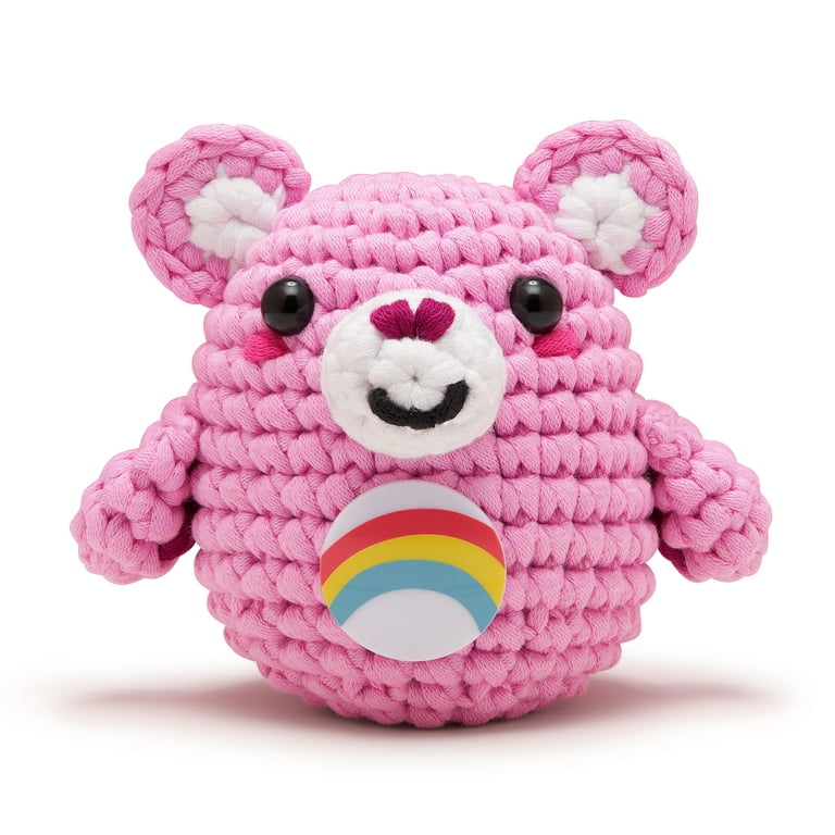 The Woobles Beginner Crochet Amigurumi Kit – Cheer Bear, Learn to
