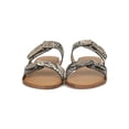 thumbnail image 4 of Women Double Strap Button Stud Flat Slide Sandal 18815, 4 of 6