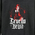 thumbnail image 3 of Disney Villains - Cruella Devil Spatter - Women's Lightweight French Terry Long Sleeve Shirt, 3 of 5