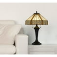 thumbnail image 4 of Cal Lighting 60W X 2 Metal/Resin Tiffany Table Lamp With Pull Chain Switches, 4 of 6