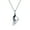Silver, variant on Womens Shoe Charm Pendant Necklace New Mothers CZ Silver