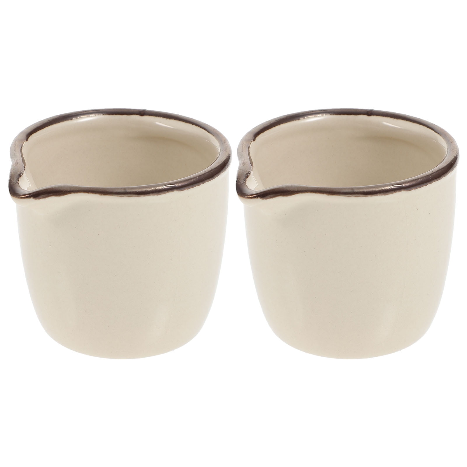 NUOLUX Ceramic Pitcher Milk Creamer Mini Jugs Jug Small Coffee Cup