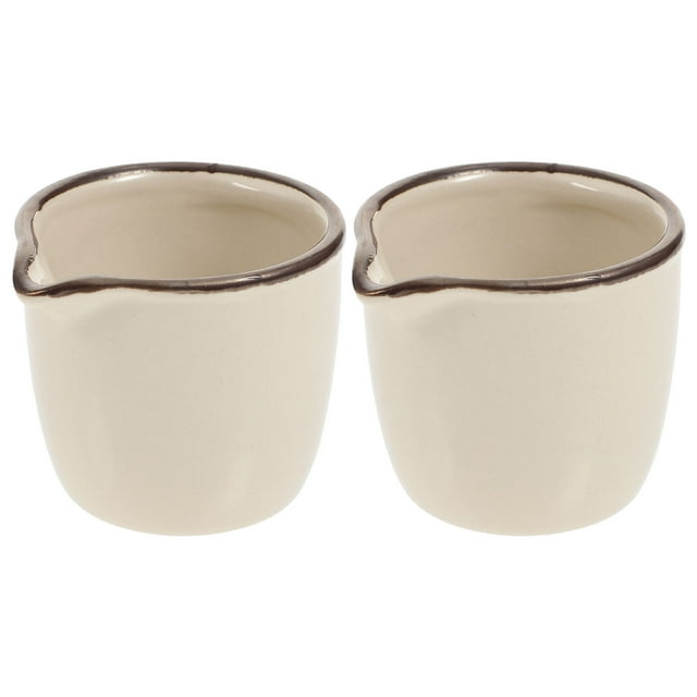 NUOLUX Ceramic Pitcher Milk Creamer Mini Jugs Jug Small Coffee Cup