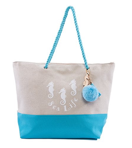 walmart beach bag with zipper