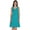 Teal Blue, variant on Inkmeso Sleeveless Plain Swing Dress For Women Knee Length A-line Summer Casual Wear