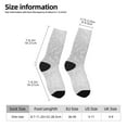 thumbnail image 2 of Balery Silver Glitter Pattern Crew Socks Unisex– Soft & Breathable Socks for Men & Women, One-Size Fits Most (US 5-11), Comfortable & Durable for Daily Wear, 2 of 6