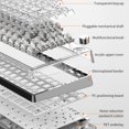 thumbnail image 4 of Clavier de Jeu Mécanique, Clavier Transparent Programmable et Échangeable à Chaud pour Ordinateur, 4 of 8