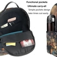 thumbnail image 5 of Lightweight Backpack With Adjustable Shoulder Strap Empty Bag Upright 12×14.5in For Weekend Holiday Travel Hiking Celebrating Independence Day (8), 5 of 5