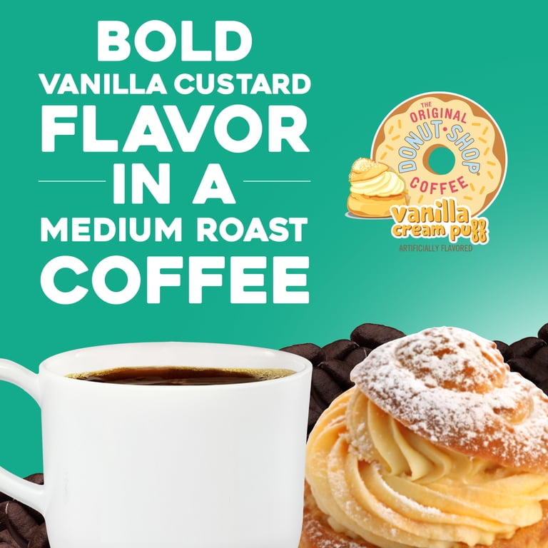 k cups donut shop vanilla cream puff