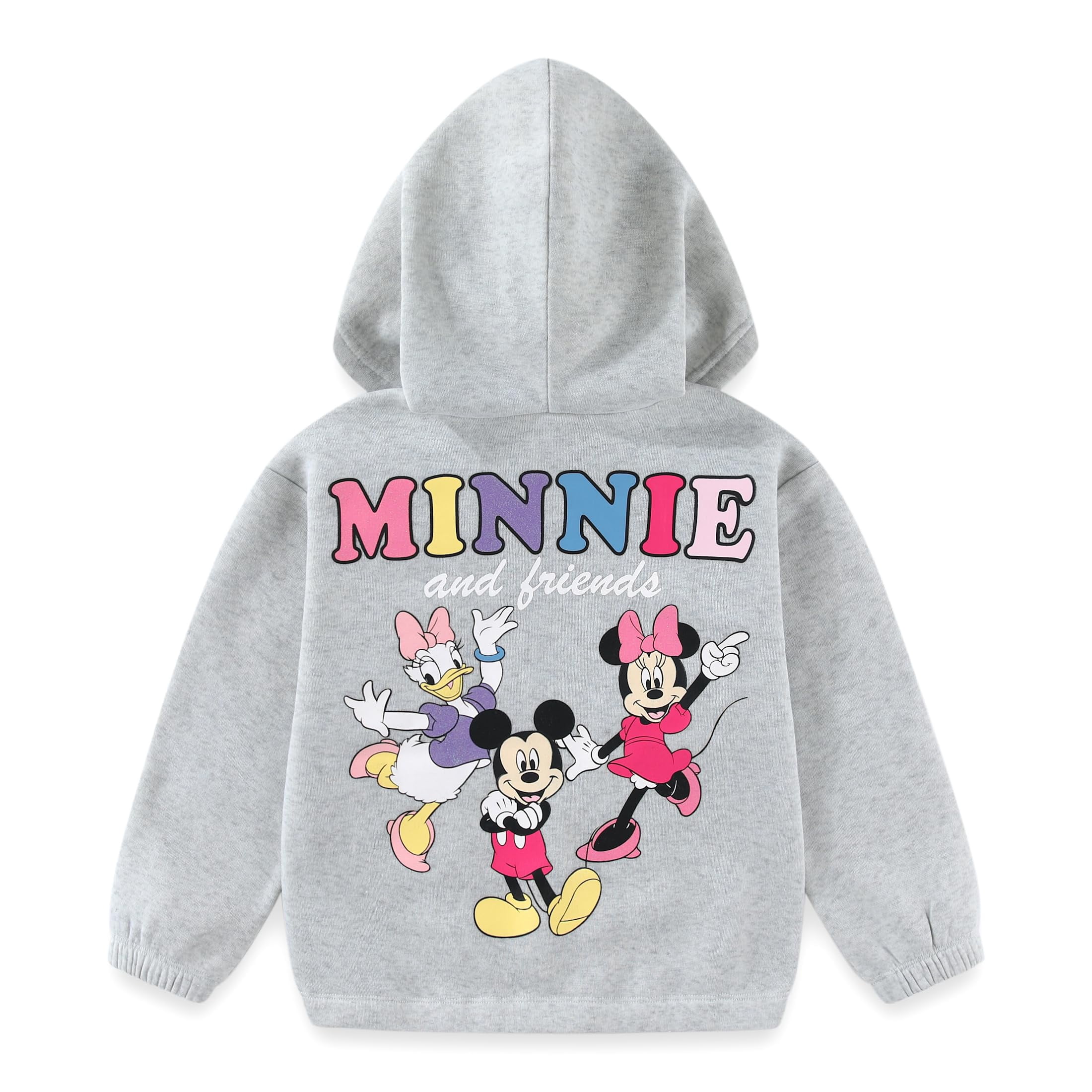 Disney Minnie Mouse and Friends Hoodie T-Shirt and Skort Skirt Set (Girls), 3 Piece Set, Sizes 3T-8