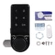 thumbnail image 1 of Cerradura de gabinete con teclado Digital táctil, cerradura antirrobo electrónica negra de 20mm, cerradura con cerrojo, casillero con código de seguridad, 1 of 5