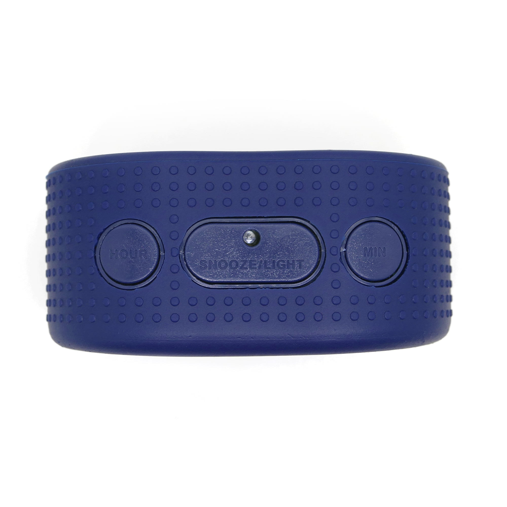 Timelink Rubber Smartlight Fashion Digital LCD Alarm Clock - Blue