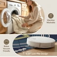 thumbnail image 5 of ODIKA 3'x5' Washable Throw Rug Disc Cd Retro Music Record Featuring Groove Rings Wave Motif for Entryway, Kitchen, Mudroom, Stain Resistant, Low Profile, Non-Slip, 5 of 7