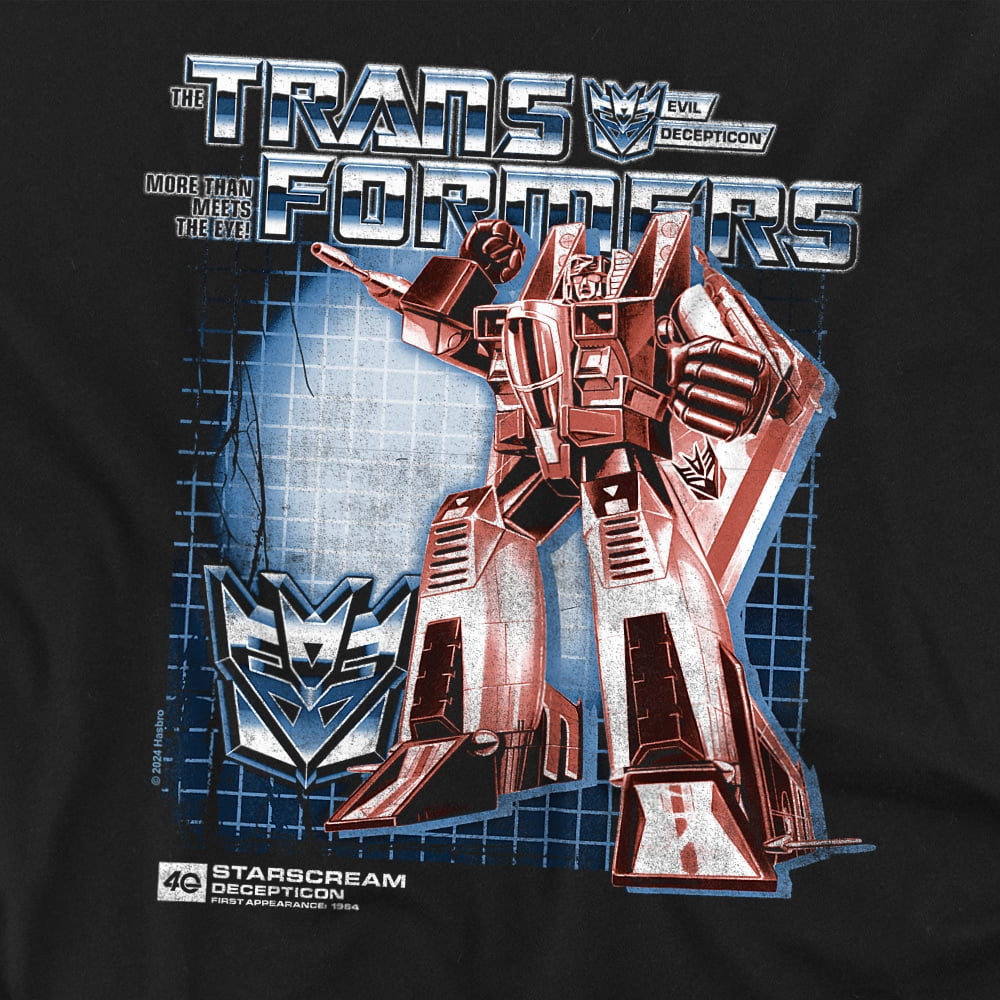 Transformers 40Th Anniversary T-Shirt Starscream Box Unisex Graphic Tee for Men & Women
