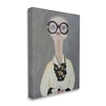 thumbnail image 3 of Stupell Industries Ostrich Bird Wearing Glasses Jewelry Painted Nails, 30 x 40, Design by Coco de Paris, 3 of 5
