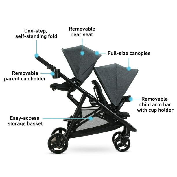 グレコ Ready2Grow 2.0 ダブル ストローラー Graco® Ready2Grow 2.0 Double Stroller - Walmart.ca