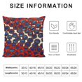 thumbnail image 5 of Fish Pillow Case Decorative Throw Pillow Cover Colorful Cartoon Fish Ocean Pillowcase Vintage Wood Cushion Cover for Sofa Bed Blue Red (FP-Fish), 5 of 5