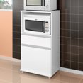 thumbnail image 1 of Armario Multiuso Bertolini Gabinete Mueble Microondas y Hornos ASM 142 Blanco, 1 of 3