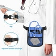 thumbnail image 4 of Nurse Fanny Pack, Nurse Pouch for Women Men, Utility Nurse Tool Belt Nurses Bag Organizer (Blue), 4 of 7