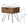 thumbnail image 2 of Pemberly Row table d'Appoint Contemporaine en Bois Foncé, 2 of 11