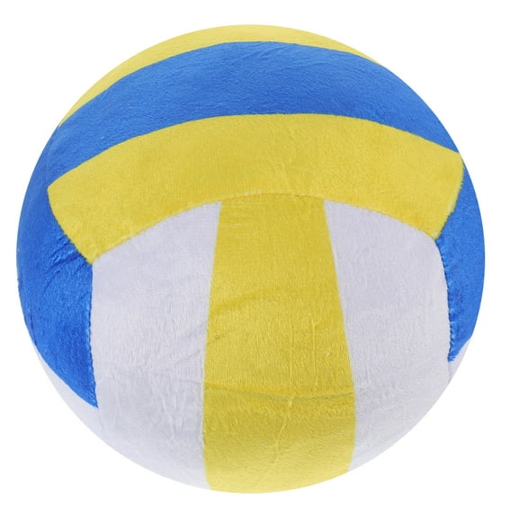 WEUVEB Plush Volleyball Toy for Kids Made of Cloth and PP Cotton Multi  Lightweight Easy to Hold