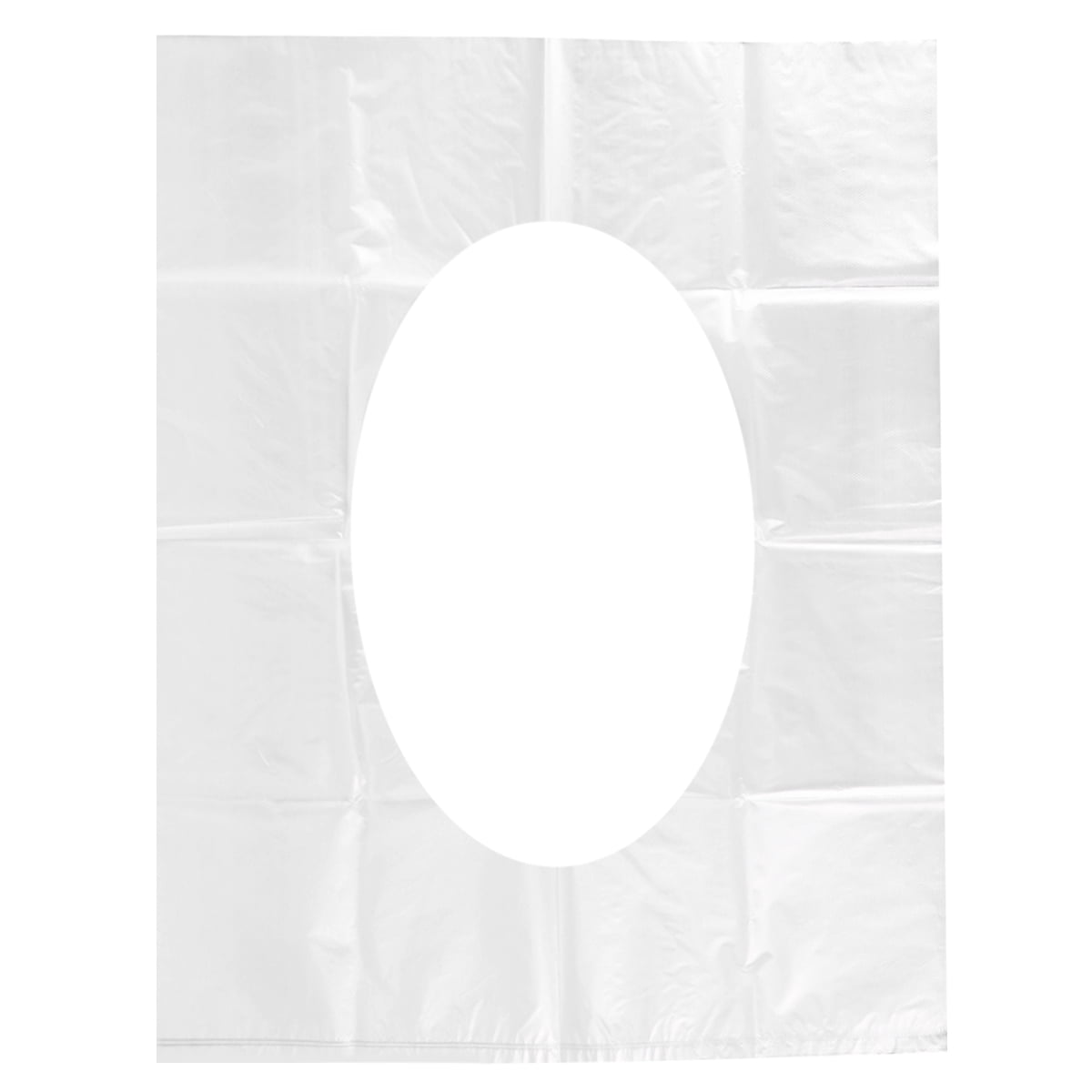 10 Packs Transparent Portable Toilet Mat Waterproof Toilet Seat Cover