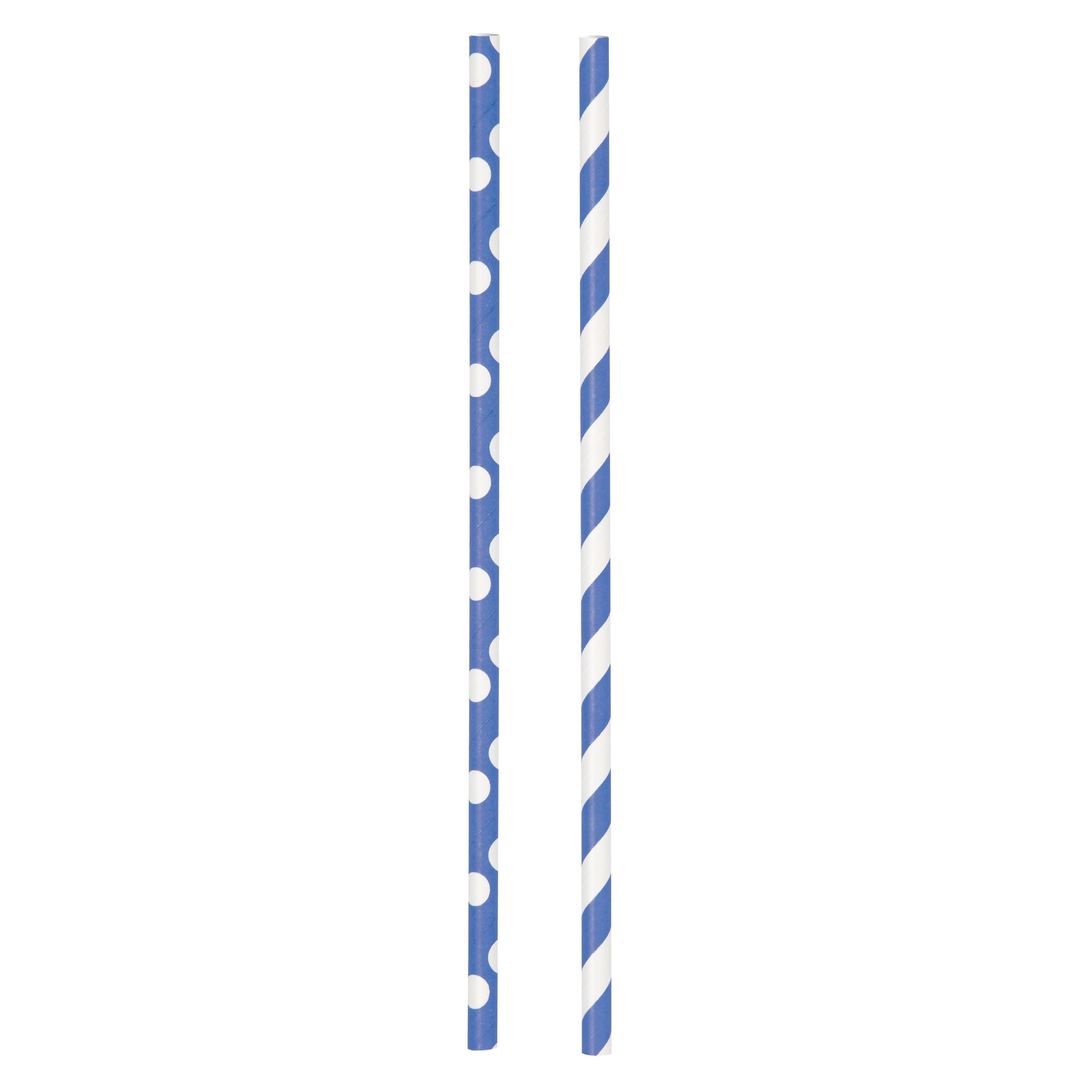 Paper Straws - Blue Dots – Clafoutis