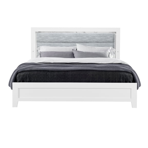 Twin Size Adjustable Bed Base, WHITE TWIN BED WITH LED, White Bed Frames,Solid Wood Mdf Platform Bed Frames, Furniture Bedroom Furniture Beds, Frames & Bases