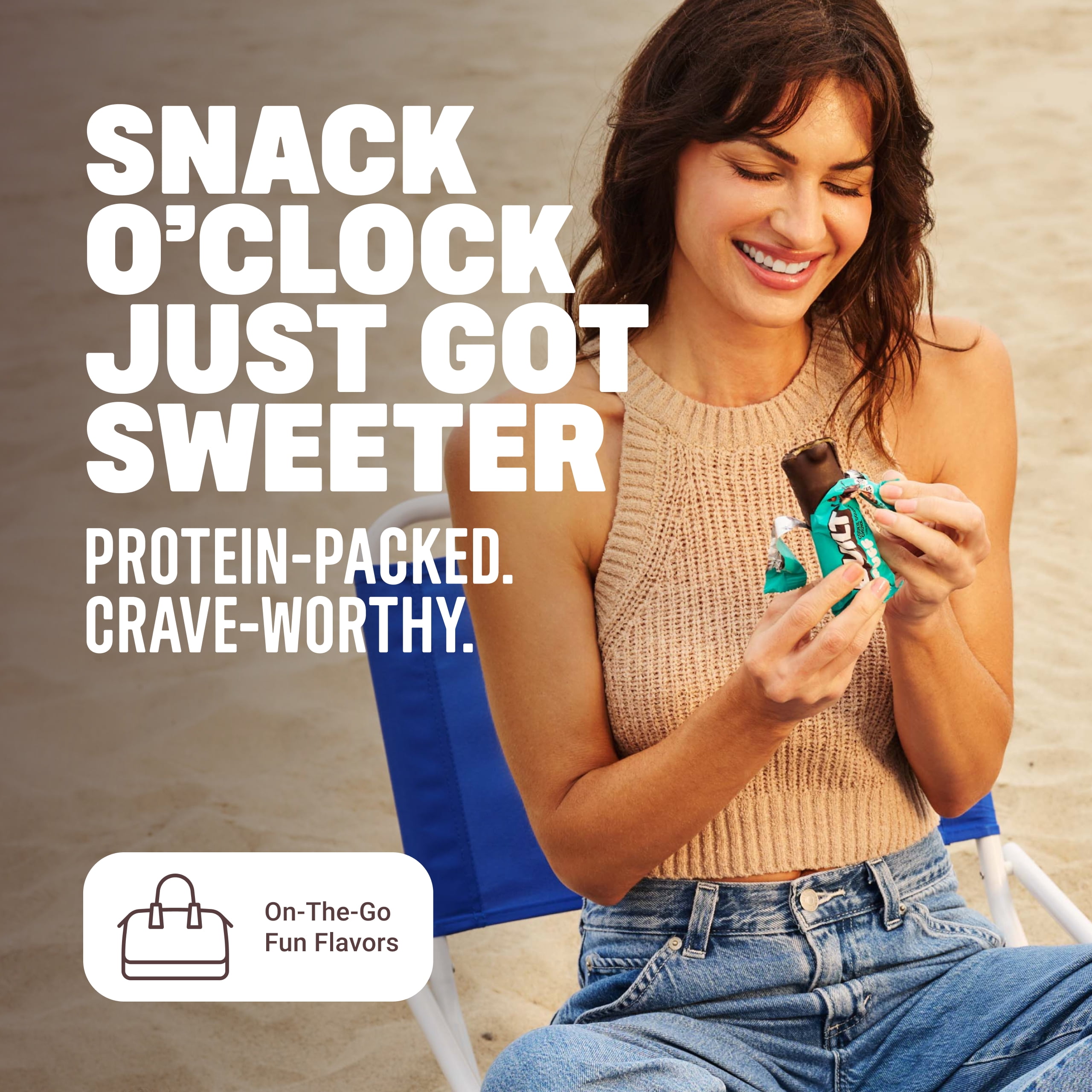 BUILT Bar Puff Protein Snack Bars, 15g Protein, Cookie Dough Chunk, No Gluten Free - 12 Pack